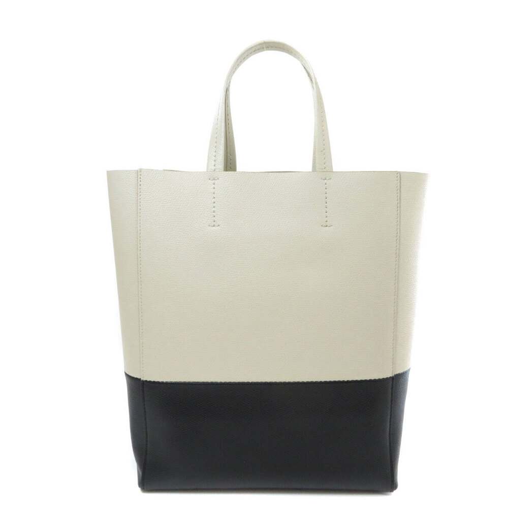 Celine Tote Cabas Leather Bag Black